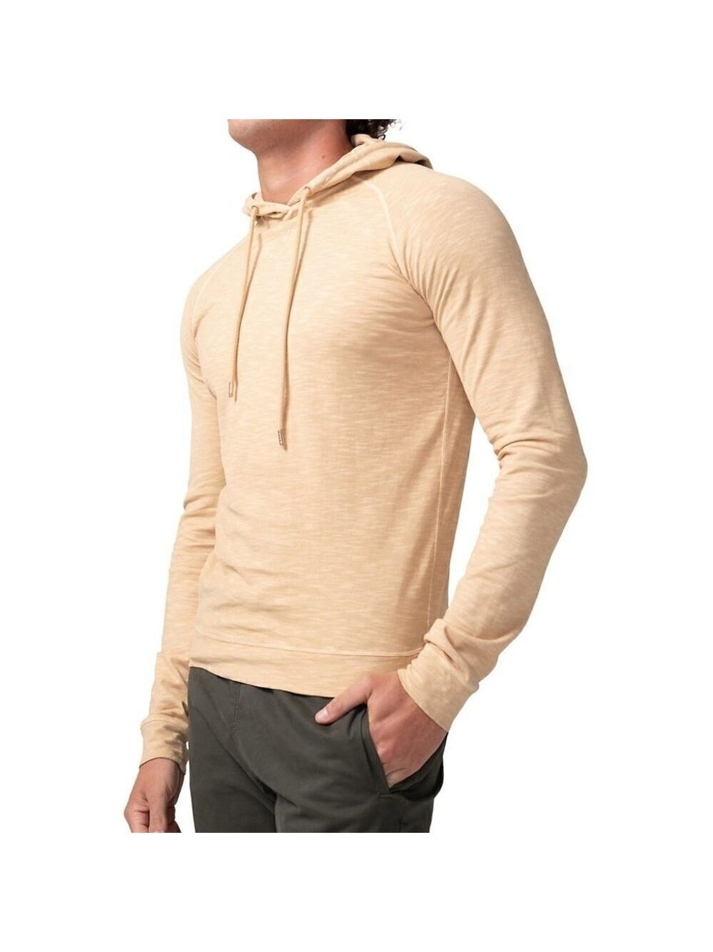 NEW Good Man Brand | Legend Slim Fit Pullover Hoodie in Warm Sand
